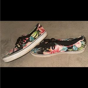 Vans Floral Skate Shoes